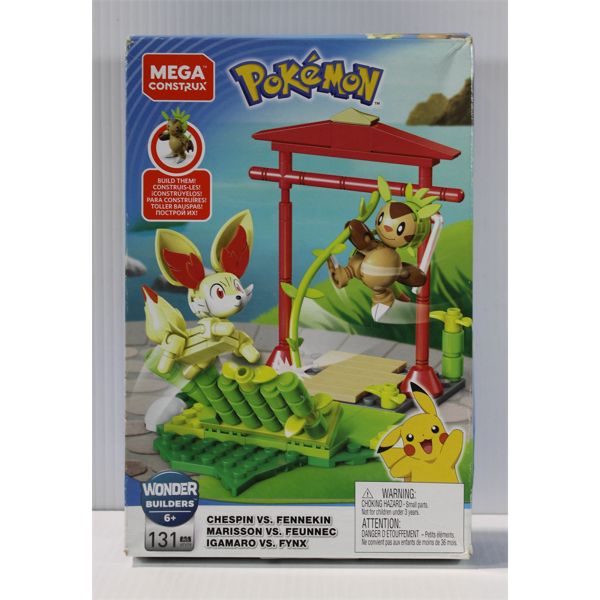 MEGA CONSTRUX POKEMON CHESPIN AND FENNEKIN