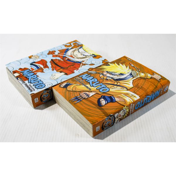 NARUTO VOL. 1-6 MANGA GRAPHIC NOVEL BOOKS