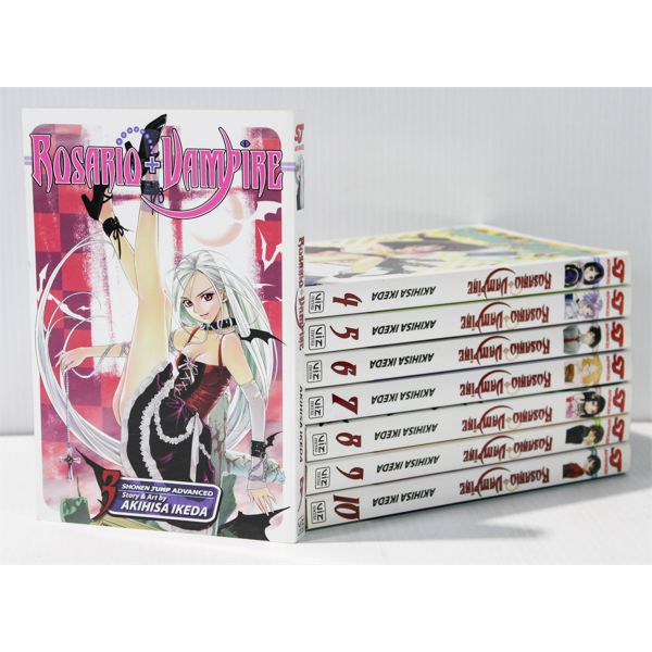 ROSARIO + VAMPIRE SEASON 1 VOL. 3-10 MANGA BOOKS