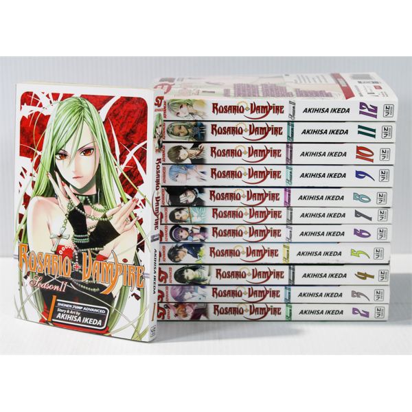 ROSARIO + VAMPIRE SEASON 2 VOL. 1-12 MANGA BOOKS
