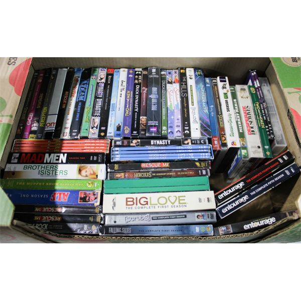 ASST. DVD'S INCLUDING DOCTOR WHO AND MORE