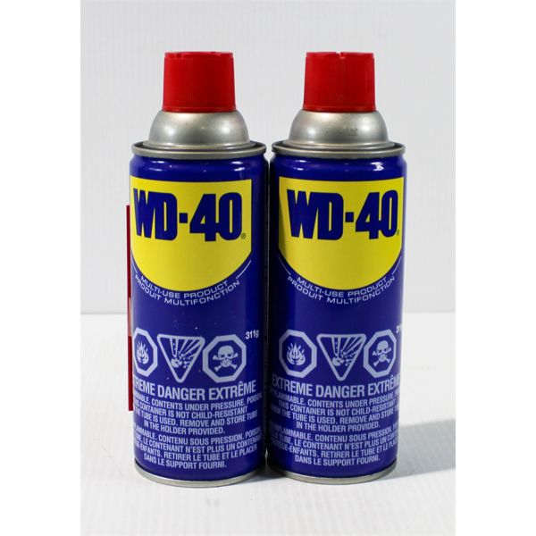 2 WD-40 MULTI-USE TINS 311G EA.