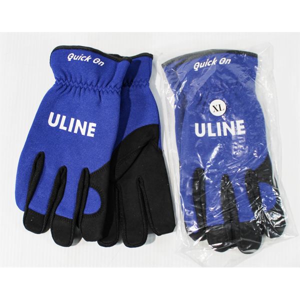 2 PR ULINE QUICK ON GLOVES SIZE XL