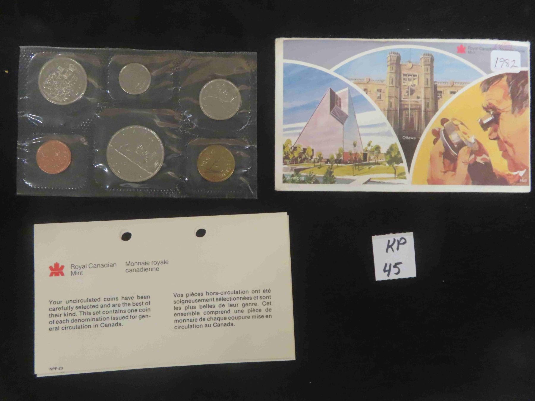 1976 Canada Coin Year Set - Uncirculated Collection From Royal Canadian Mint