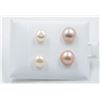 Image 1 : #83-NATURAL AKOYA PEARL STUD EARRINGS /2 PAIR