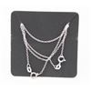 Image 1 : #66-STERLING SILVER NECKLAC  18"/2 PCS
