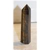 Image 1 : GENUINE TIGERS EYE GEMSTONE TOWER 84.2 GRAMS TOTAL