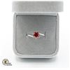 Image 1 : #813-1.00 CT GRA CERTIFIED MOISSANITE RED IN