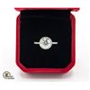 Image 1 : #811-2.00 CT GRA CERTIFIED MOISSANITE VVS