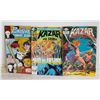 Image 1 : MARVEL KAZAR THE SAVAGE/PUNISHER COMICS- LOT OF 3