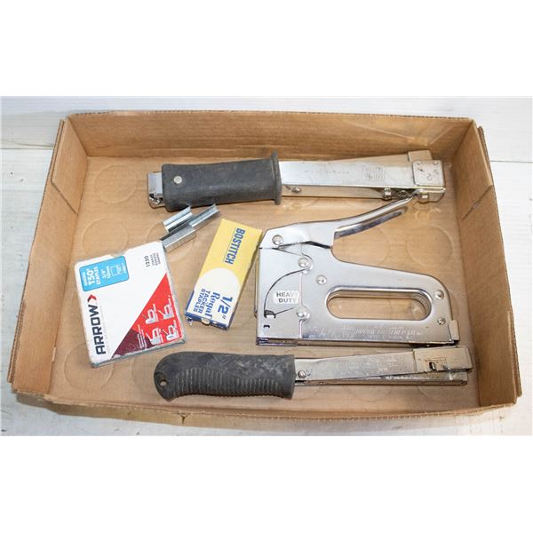 GRIP RITE, ARROW, RAPID FINE LINE STAPLERS
