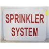 Image 1 : SPRINKLER SYSTEM METAL SIGN