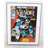 Image 1 : FRAMED 13"X10" VENOM RETRO COMIC PICTURE