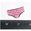 Image 1 : NEW PANTY LAPEL PIN. PINK LADIES THEME. MISPRINT.