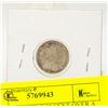 Image 1 : 1909 80% SILVER $.10 CENT OVER A CENTURY OLD