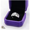 Image 2 : 2.05 CT MOISSANITE SET IN SILVER-PLATED RING