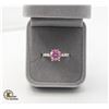 Image 1 : 3.00 CT GRA CERTIFIED PINK MOISSANITE