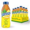 Image 1 : NEW CASE OF 12 SNAPPLE ZERO LEMON ICED TEA