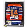 Image 1 : JORDAN EBERLE #14 JERSEY IN SHADOW BOX W. 2 SIGNED
