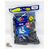 Image 1 : BLACK CREW SOCKS 12-16 SIZE 6-PACK SEALED