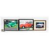 Image 2 : ESTATE BOX WITH 7 VINTAGE FRAMED HOT RODS