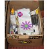 Image 1 : BOX OF TABLE COVERS AND MORE