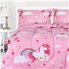 Image 1 : NEW UTOPIA BEDDING TWIN UNICORN COMFORTER SET