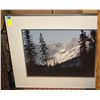 Image 1 : FRAMED MOUNTAIN ART 24.25" X 28.25"