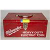 Image 1 : EMPTY MILWAUKEE RED METAL BOX