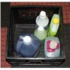 Image 1 : CRATE OF KITCHEN AND BATHROOM CLEANING SUPPLIES