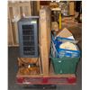 Image 1 : PALLET OF MISC TOOLS, ELC, KITCHEN TAPS