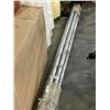 Image 2 : 5 STEEL POLES W/ HEAVY GAUGE FITTINGS - 126 INCHES LONG