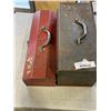 Image 1 : 2 TOOL BOXES WITH ASSORTED CHAINS AND SHOP SUPPLY