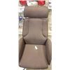 Image 2 : DARK GREY FABRIC ROLLING HIGH BACK OFFICE CHAIR