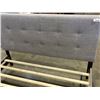 Image 2 : GREY QUEENSIZE PLATFORM BEDFRAME