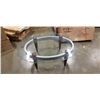 Image 1 : GLASS TOP COFFEE TABLE