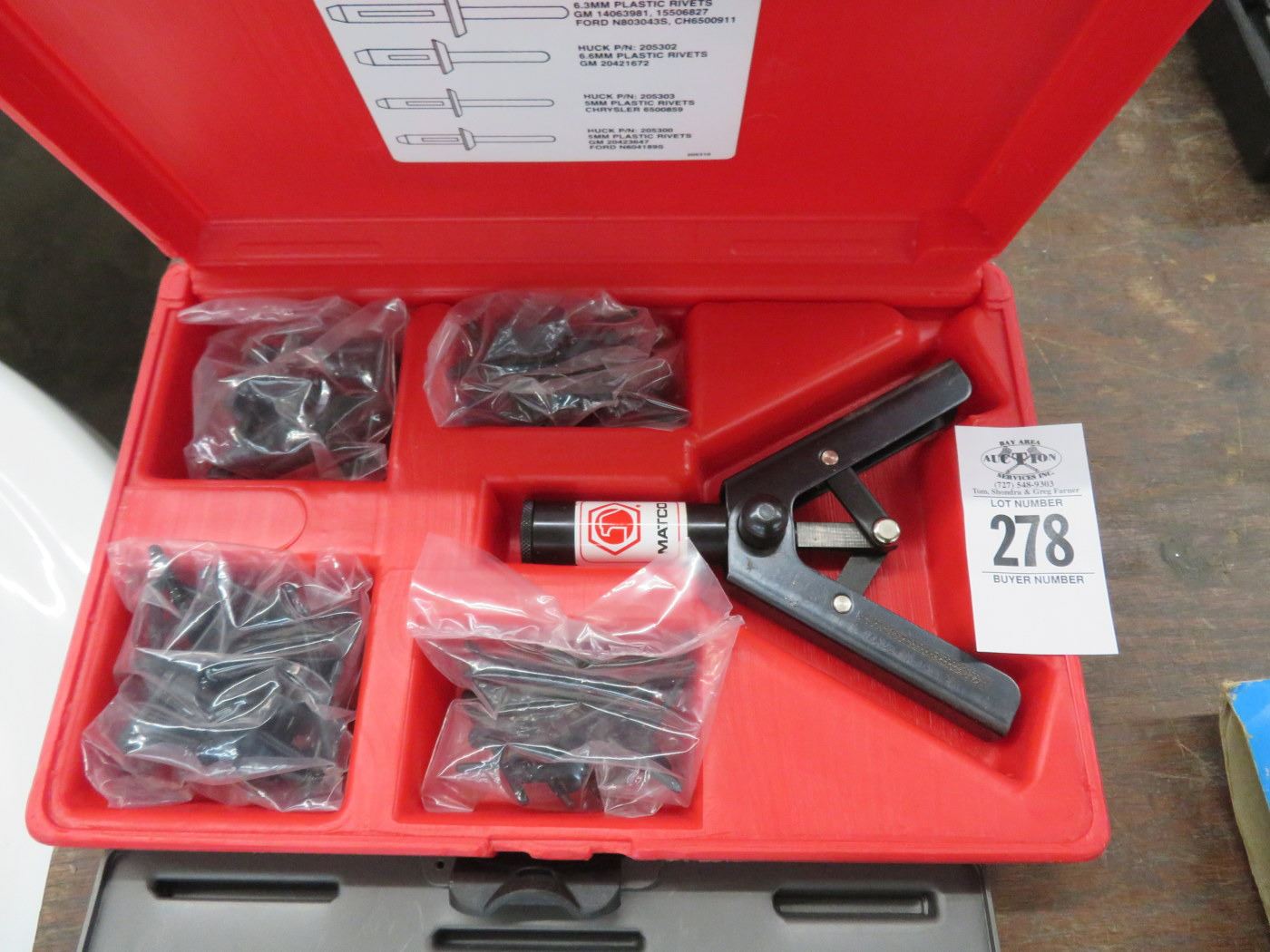 Matco Tools Plastic Riveting Tool Kit