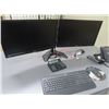 Image 2 : Acer Pedestal Double Monitor w/Keyboard and Mouse