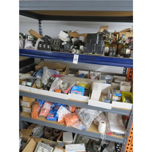 Grey 5 Shelf Storage Rack Circuit Breakers, Electrical Contact, Chaulk