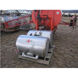 (2) Stainless Steel 75 gal Tanks