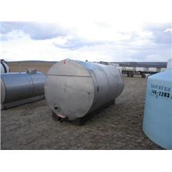 Stainless Steel Fertilizer Tank - 1,700 gal
