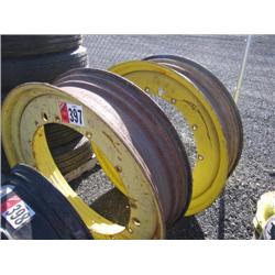 Pair of John Deere Rims