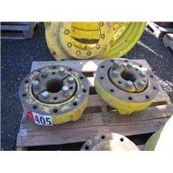 Pair of John Deere Hubs