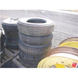 (5) 295/75R225 Tires/Rims