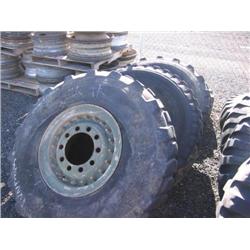 (4) 14R20 Tires/Rims