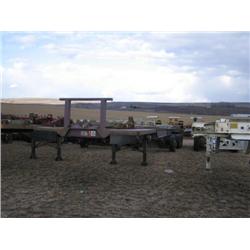 1989 Busby Container Trailer - 53', tri-axle plus drop steer axle