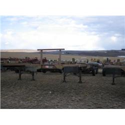 1989 Busby Container Trailer - 53', tri-axle plus drop steer axle