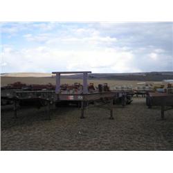 1989 Busby Container Trailer - 53', tri-axle plus drop steer axle (parts only)