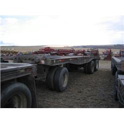 1973 Brentwood Flatbd Trailer - 24' w/dolly
