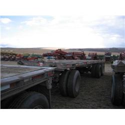 1973 Trailmobile Flatbed Trailer - 24' w/dolly